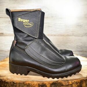 Royer Extra leather safety work men's boots Made in Canada Unisex